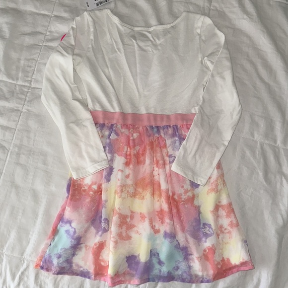 Long-sleeve unicorn dress with sequins - Picture 3 of 3